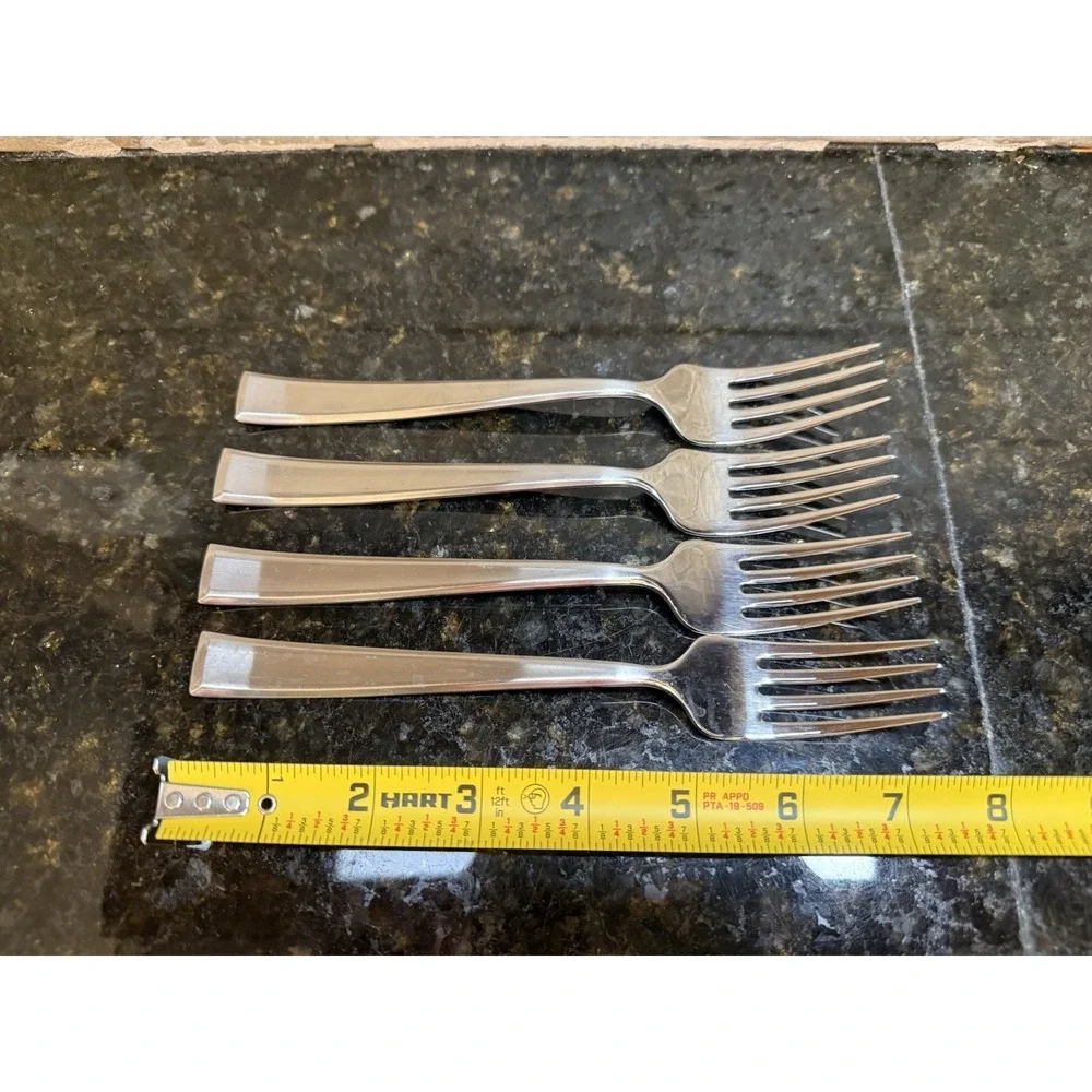 Mikasa Essex Stainless Flatware Set Of 4 Salad Forks